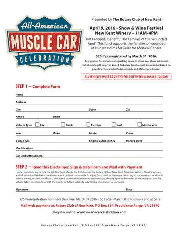 2016 Registration Form