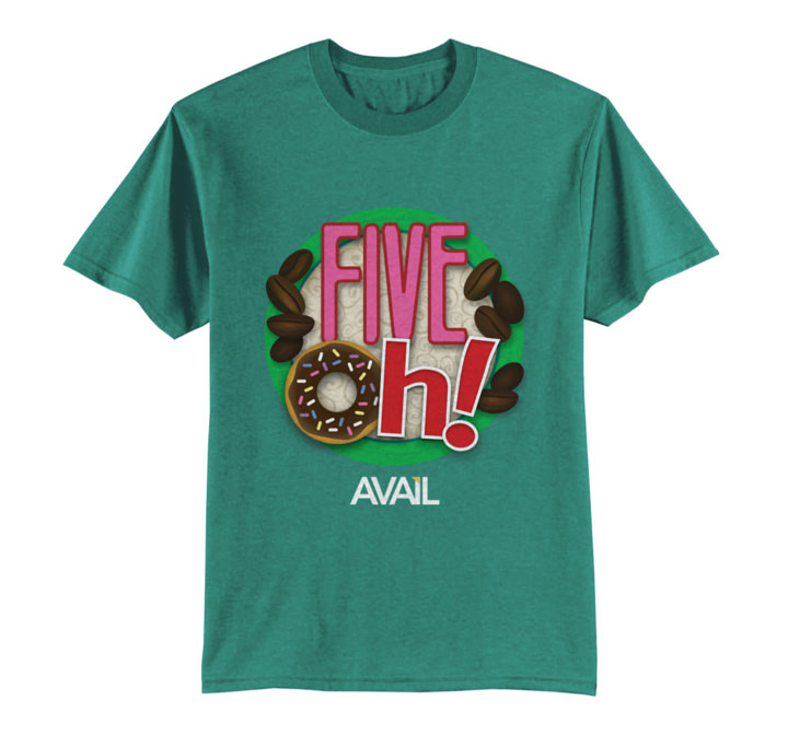 AVAIL Vapor Five Oh Men’s Shirt Print Side 1