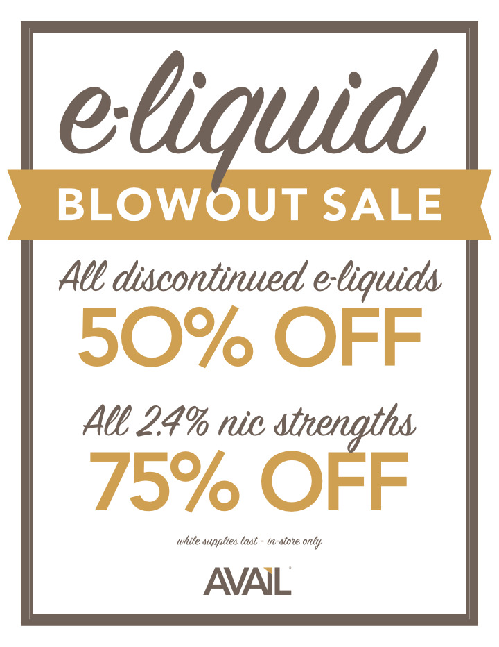 <br /><b>Warning</b>: Undefined variable $page_no in <b>/home2/laymanne/public_html/projects.php</b> on line <b>609</b><br />AVAIL Vapor E-Liquid Blowout Sale Ad Print 