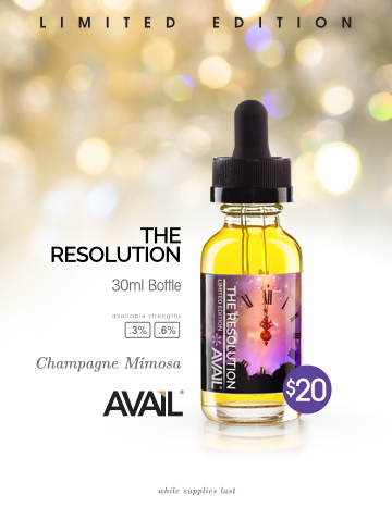 Holiday E-Liquid The Resolution Ad