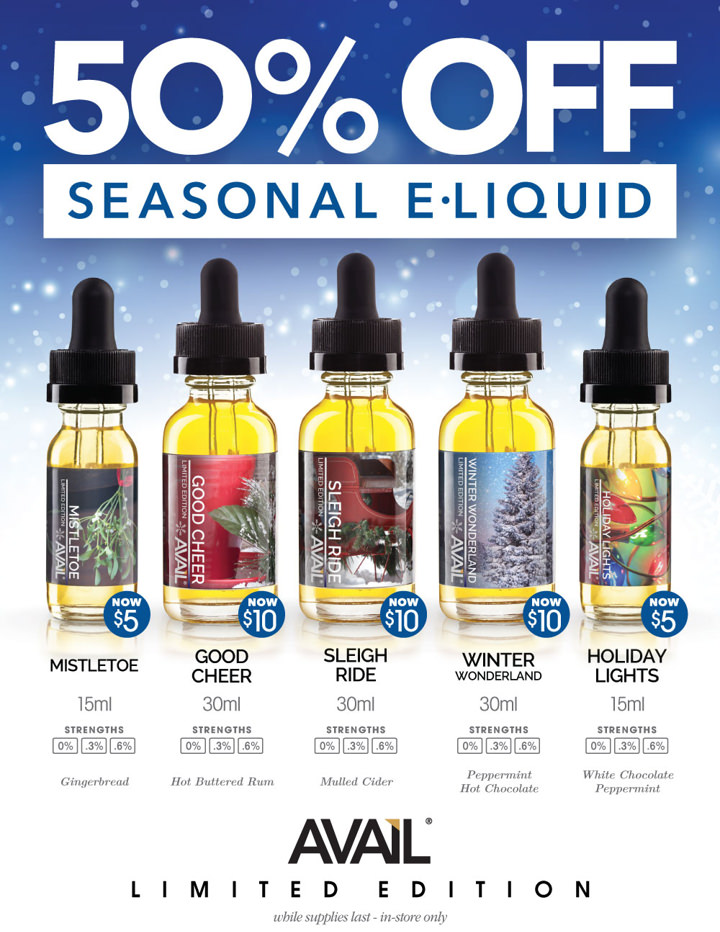 <br /><b>Warning</b>: Undefined variable $page_no in <b>/home2/laymanne/public_html/projects.php</b> on line <b>609</b><br />AVAIL Vapor Holiday E-Liquid Flavors Discount Ad Print 