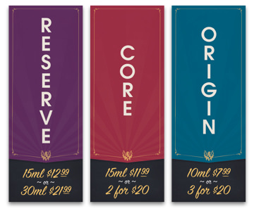 Table Tasting Signs