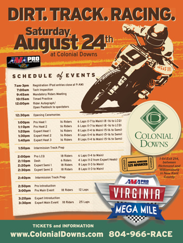 2014 Virginia Mega Mile Ad