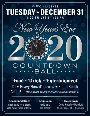 New Year’s Eve Ball Flyer