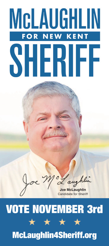 Joe McLaughlin Palm Card