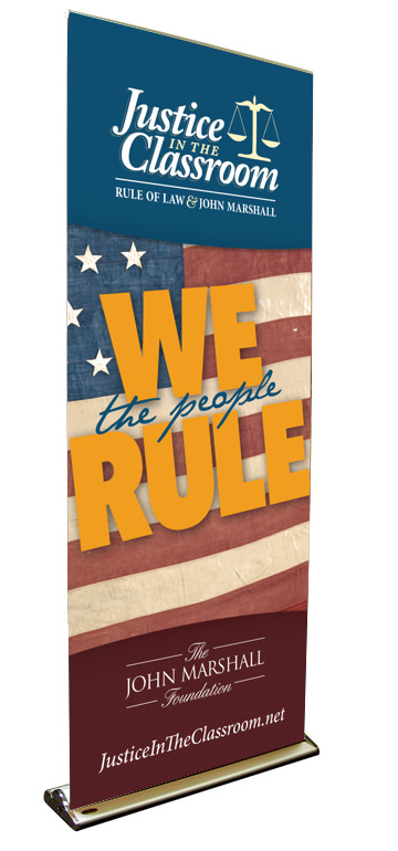 Justice In The Classroom People Rule Banner