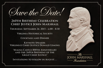 Save The Date 260th Birthday Celebration Card