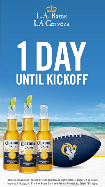 Corona - LA RAMS ONE DAY