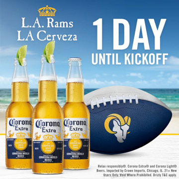 Corona - LA RAMS ONE DAY square
