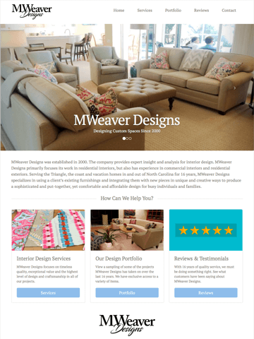 MWeaver Designs Website
